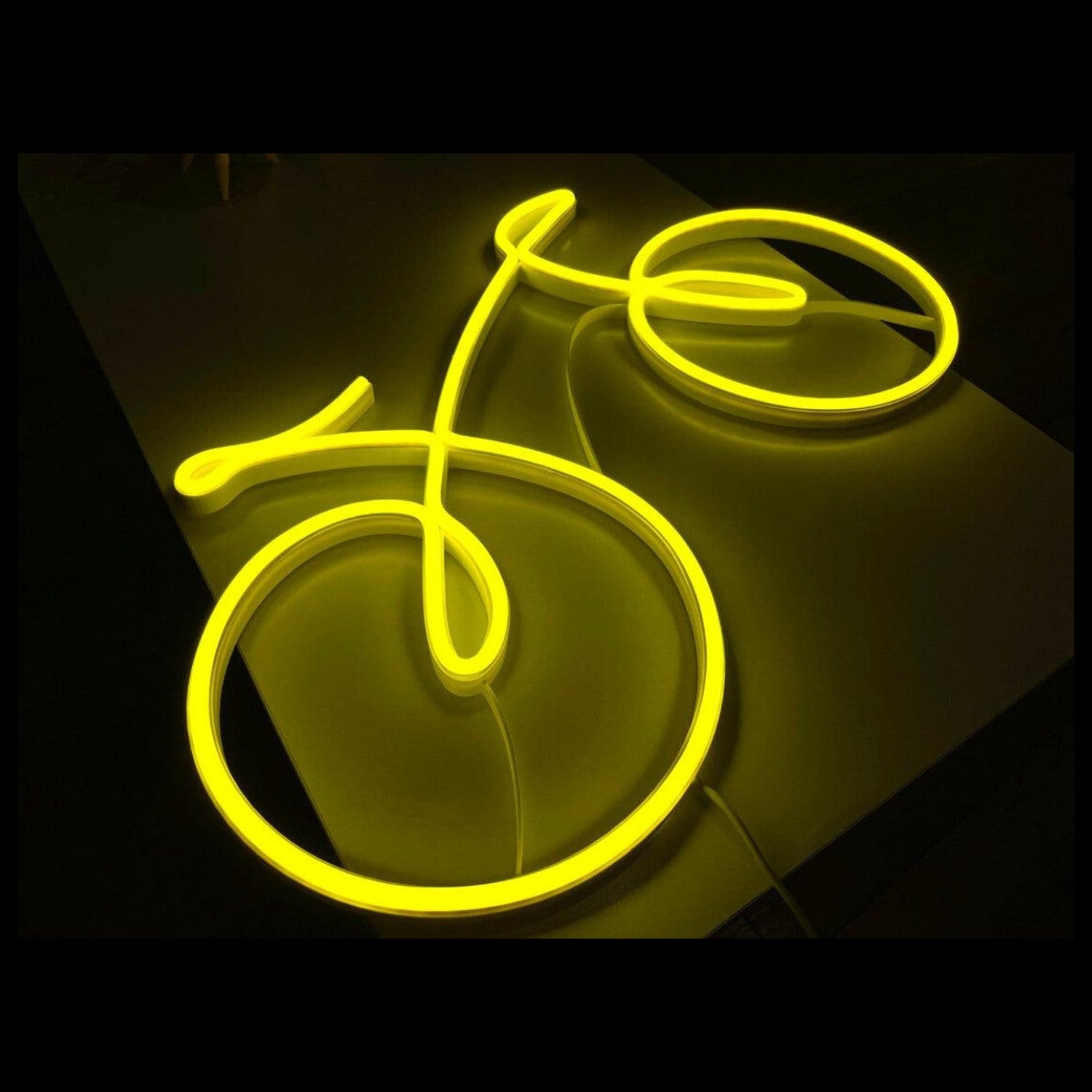 Bright Yellow Bicycle Led Neon Sign For Modern Home Decor | Shineneon