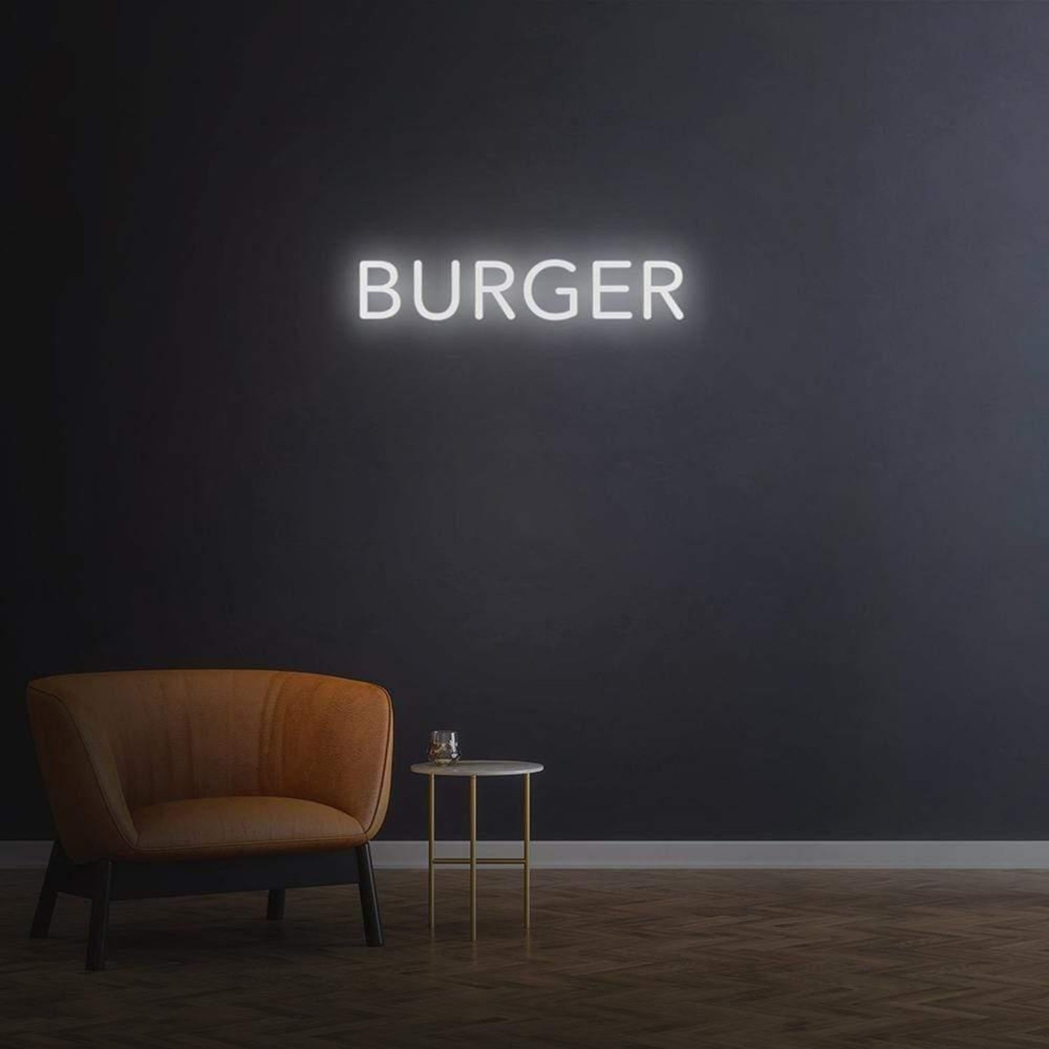 Bright Yellow Burger Led Neon Sign For Restaurant Cafe Decor | Shineneon