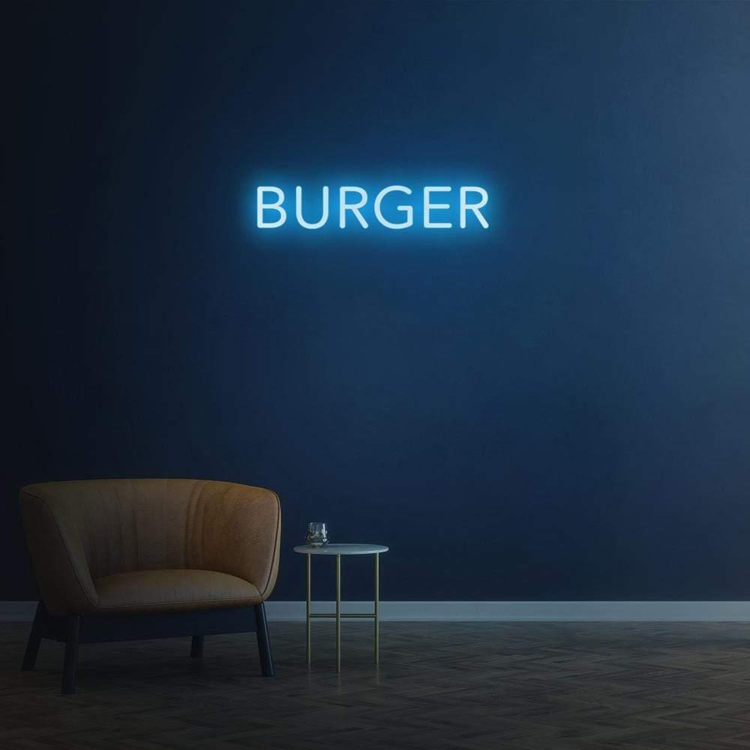 Bright Yellow Burger Led Neon Sign For Restaurant Cafe Decor | Shineneon