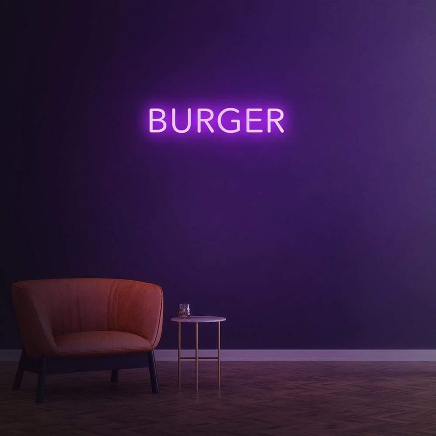 Bright Yellow Burger Led Neon Sign For Restaurant Cafe Decor | Shineneon
