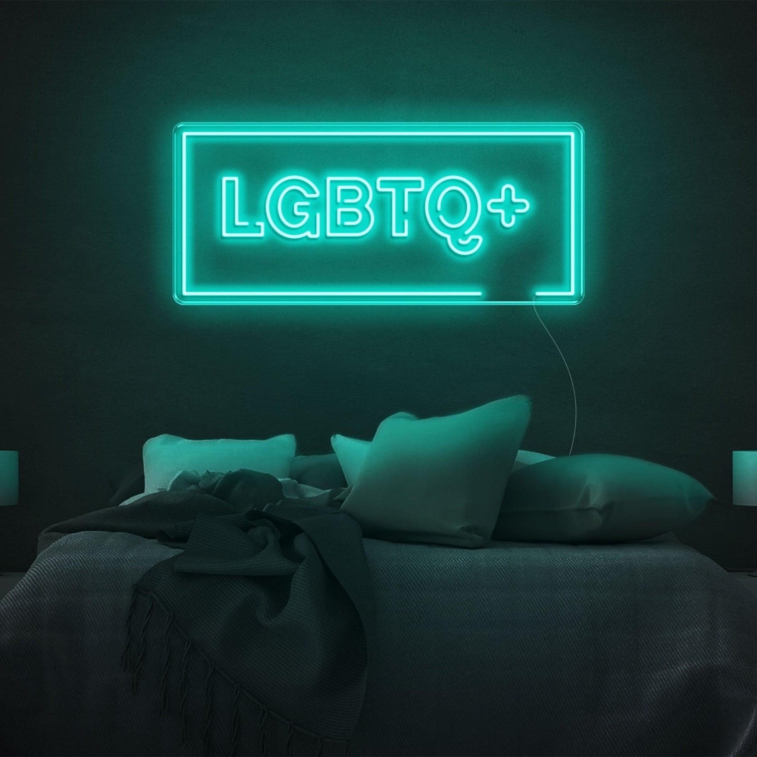Bright Yellow Lgbtq+ Led Neon Sign For Bedroom Decor | Shineneon