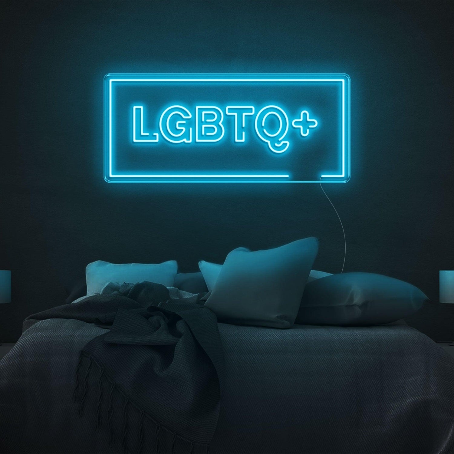 Bright Yellow Lgbtq+ Led Neon Sign For Bedroom Decor | Shineneon