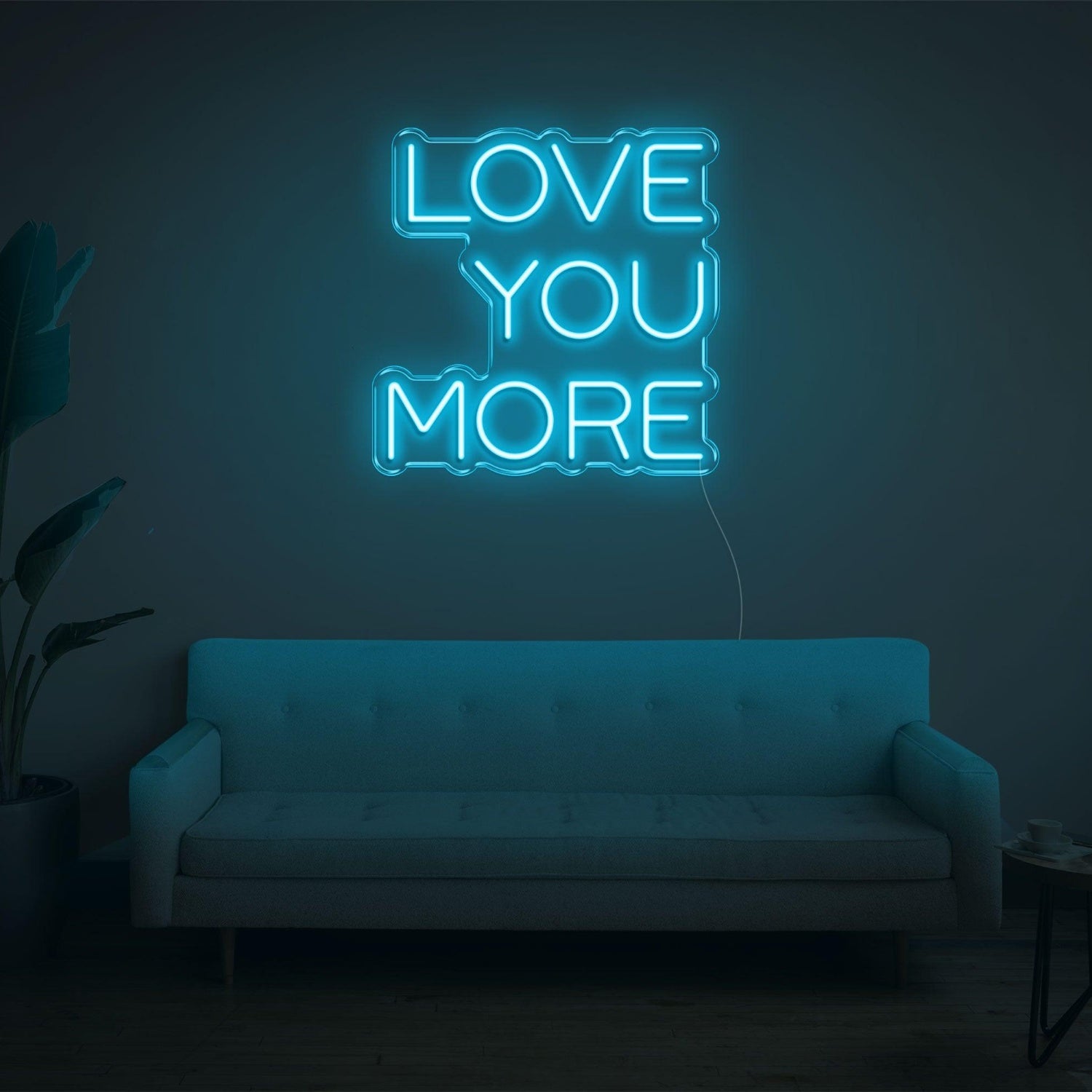 Bright Yellow Love You More Led Neon Sign For Bedroom Living Room Home Decor | Shineneon
