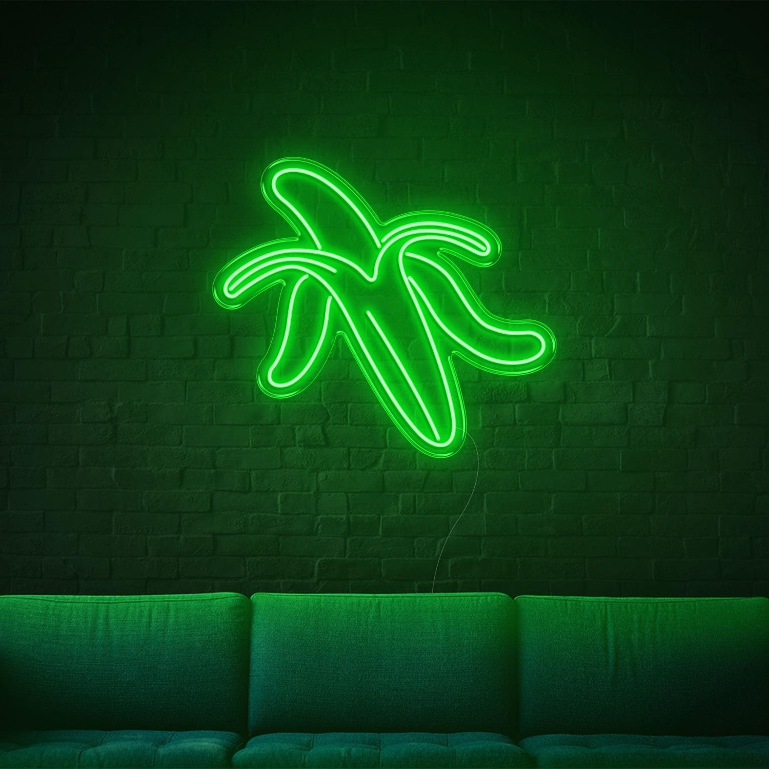 Bright Yellow Peeled Banana Led Neon Sign For Living Room Cafe Wall Decor | Shineneon