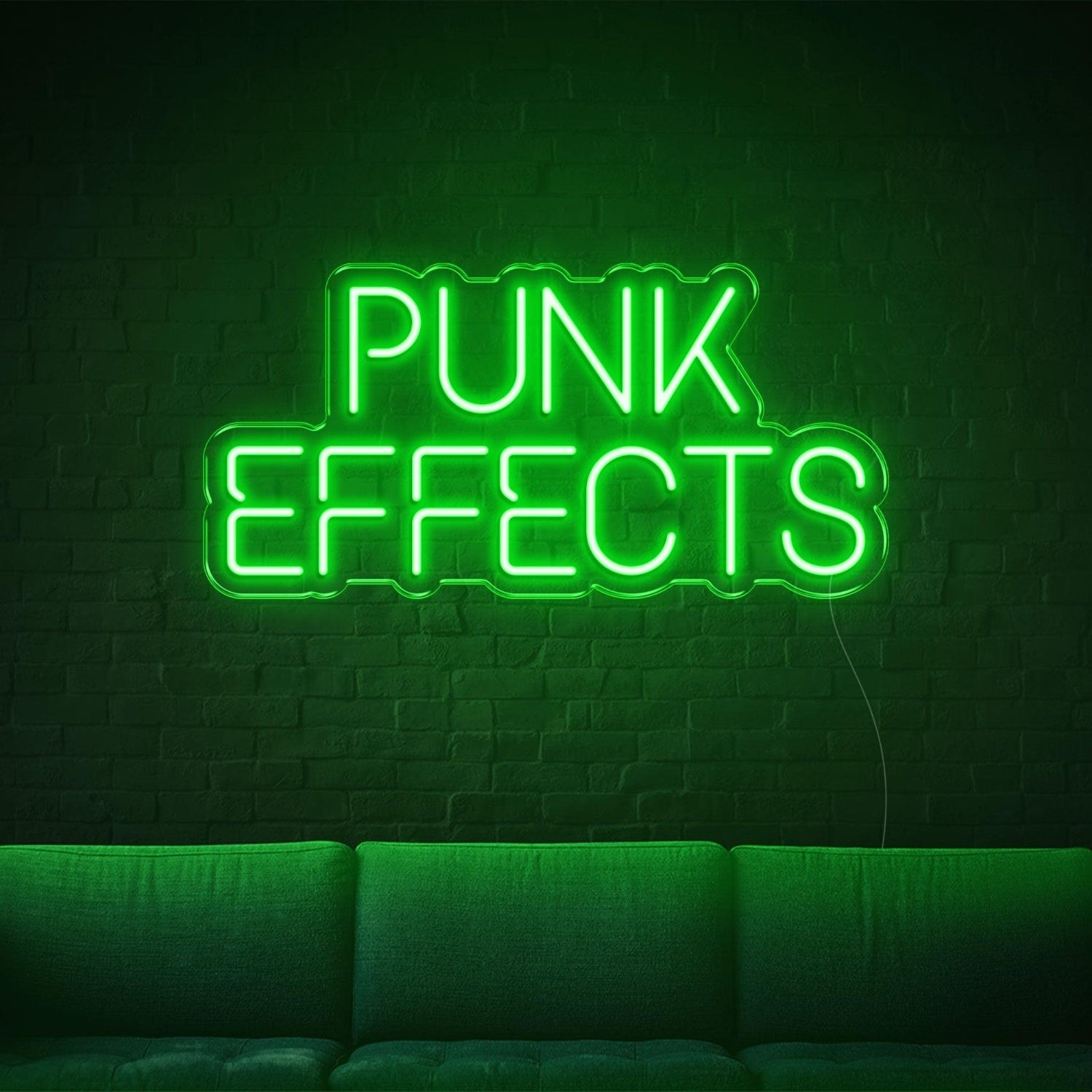 Bright Yellow Punk Effects Led Neon Sign For Home Decor | Shineneon