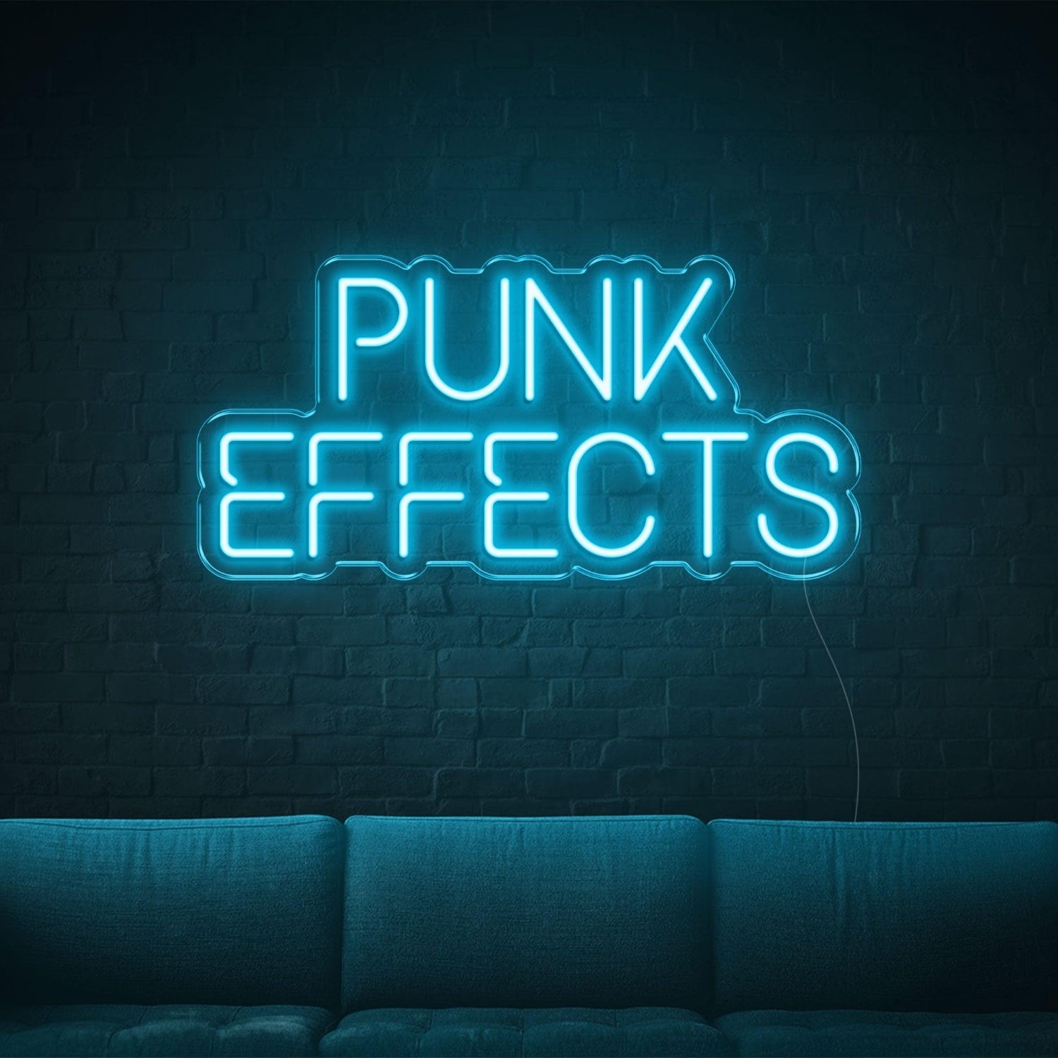 Bright Yellow Punk Effects Led Neon Sign For Home Decor | Shineneon
