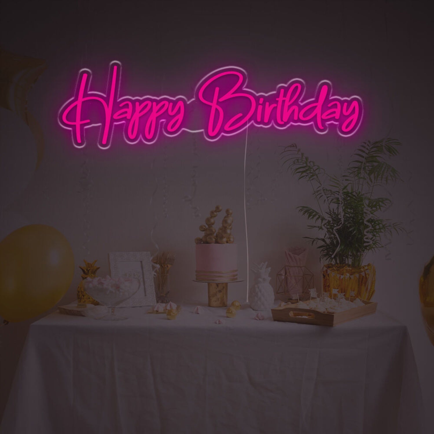 Brighten Celebrations Happy Birthday For Home Decor Led Neon Sign | Shineneon