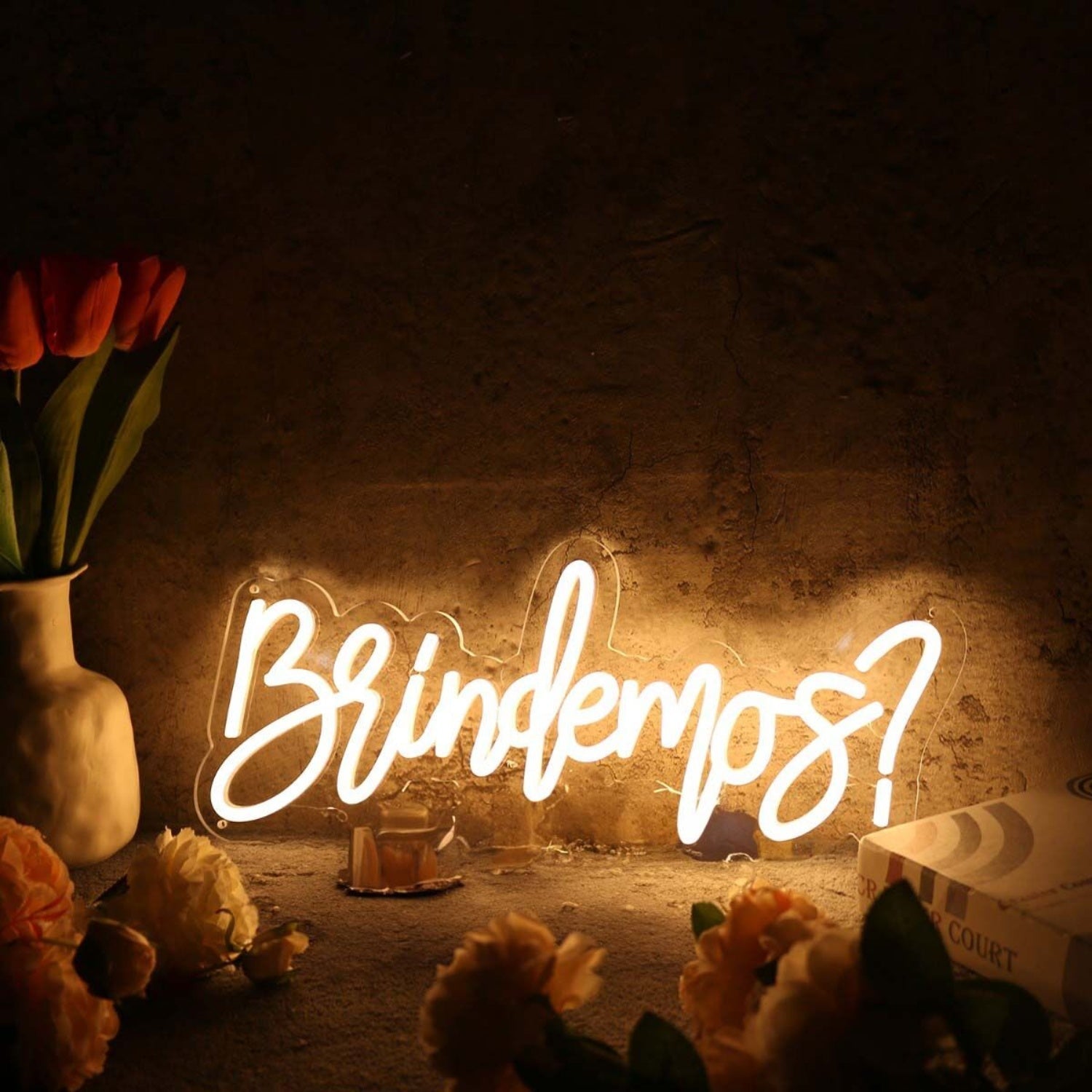Brindemos Yellow Led Neon Sign - Shineneon