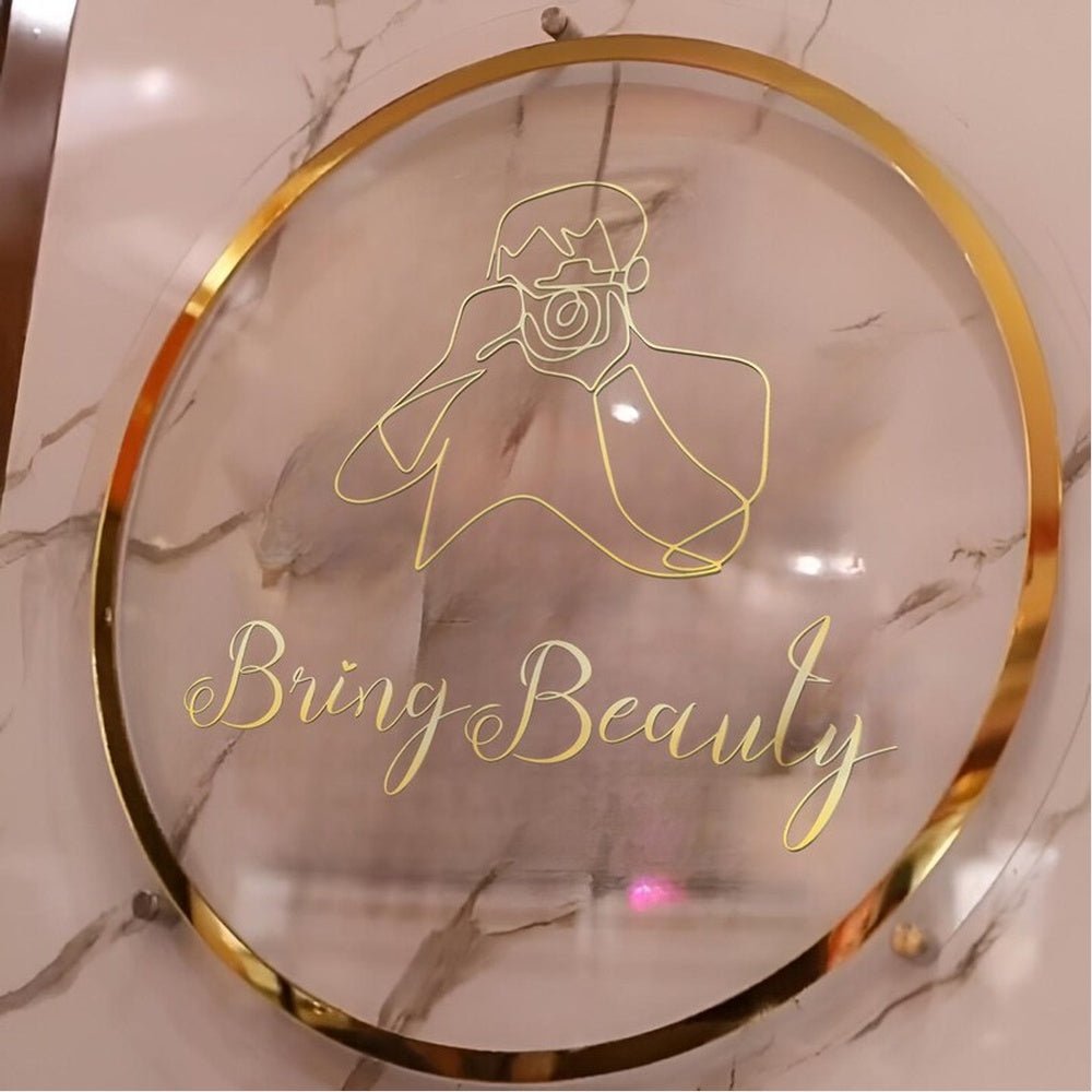 Bring Beauty Acrylic Business Logo Sign - Shineneon