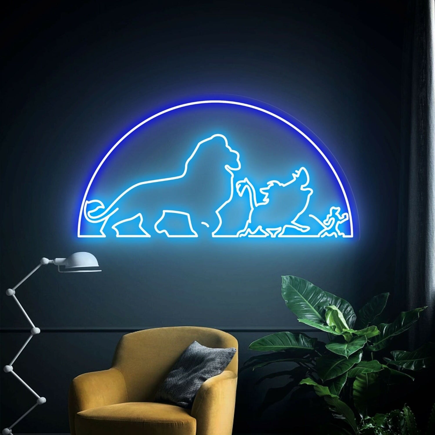 Bring The Jungle To Your Space Lions Decor Neon Light - Shineneon