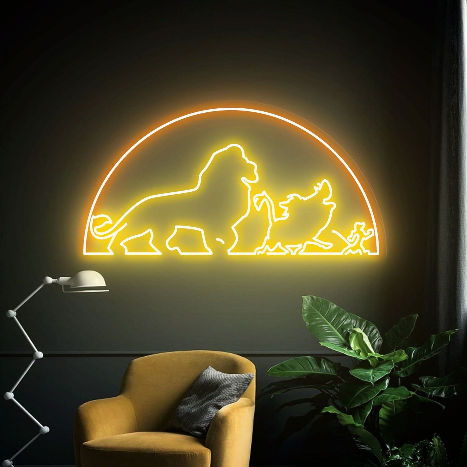 Bring The Jungle To Your Space Lions Decor Neon Light - Shineneon