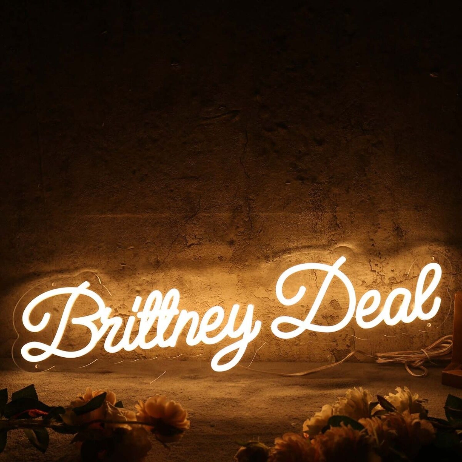Brittney Deal Yellow Led Neon Sign - Shineneon