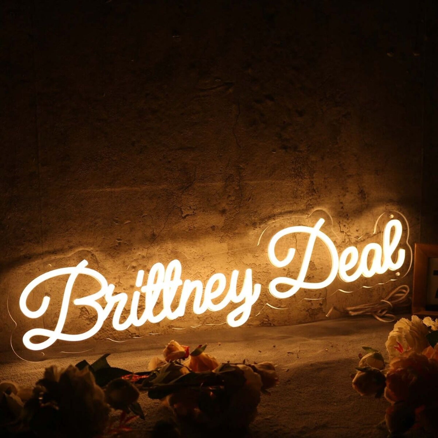 Brittney Deal Yellow Led Neon Sign - Shineneon