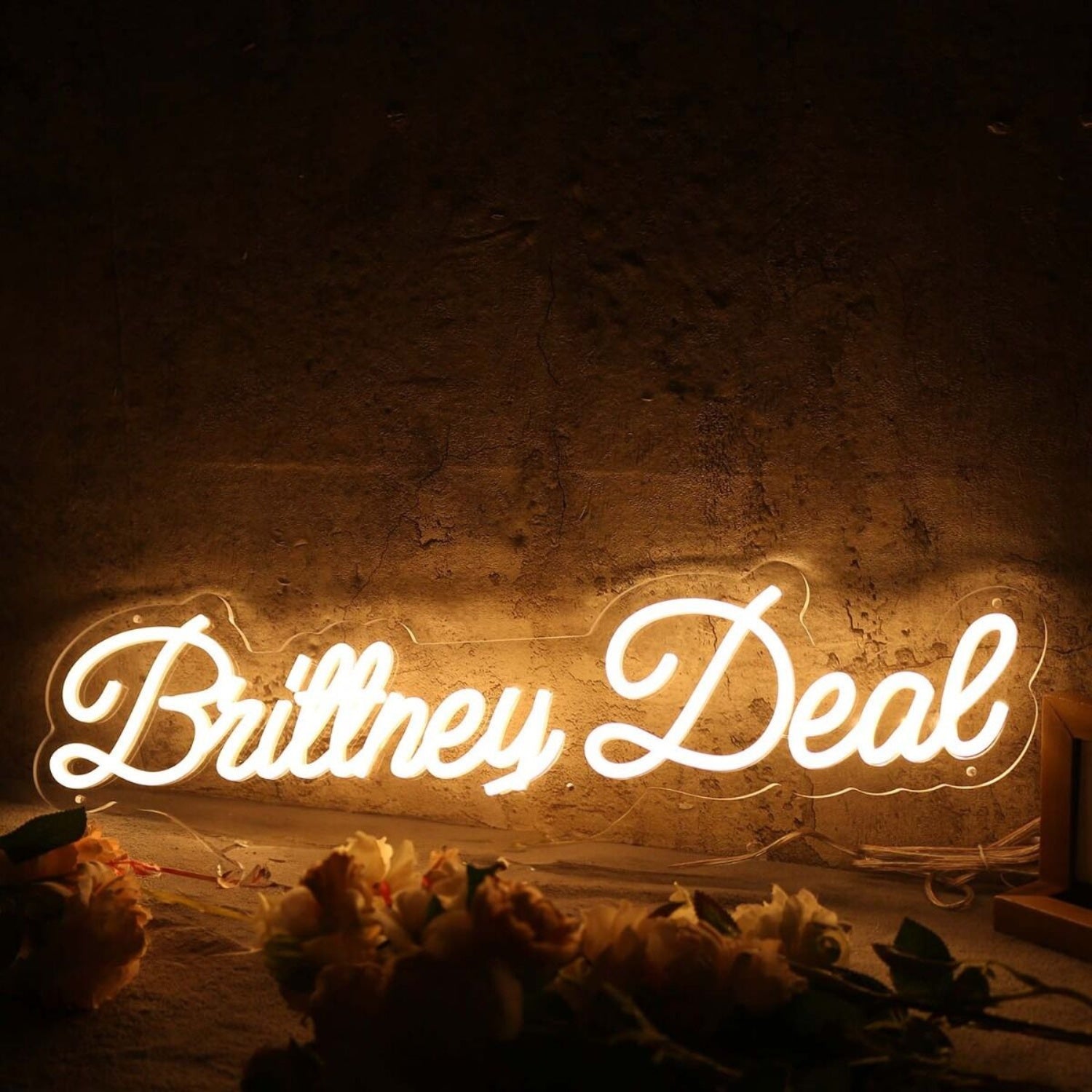 Brittney Deal Yellow Led Neon Sign - Shineneon