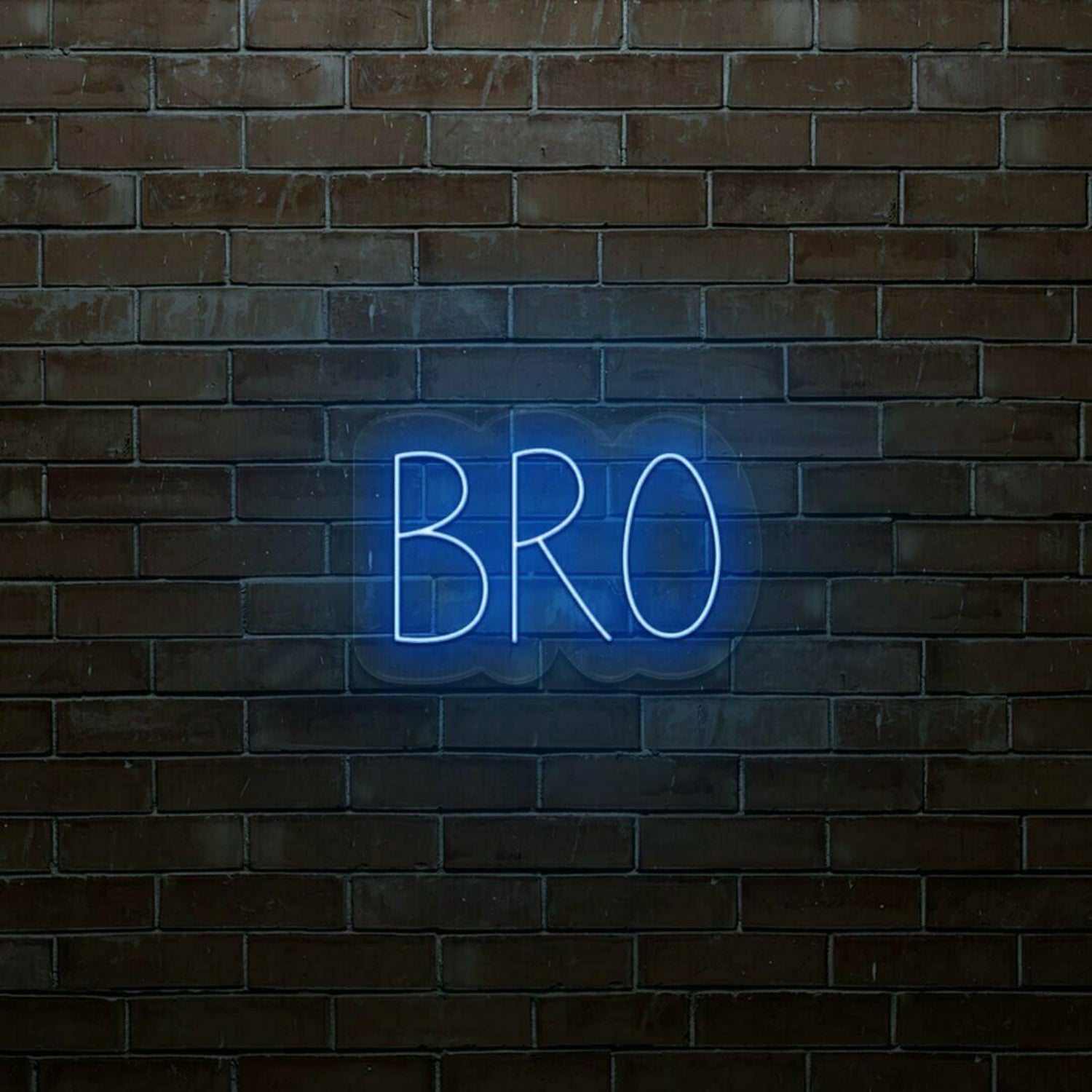 Bro Led Neon Sign Bedroom Wall Art - Shineneon