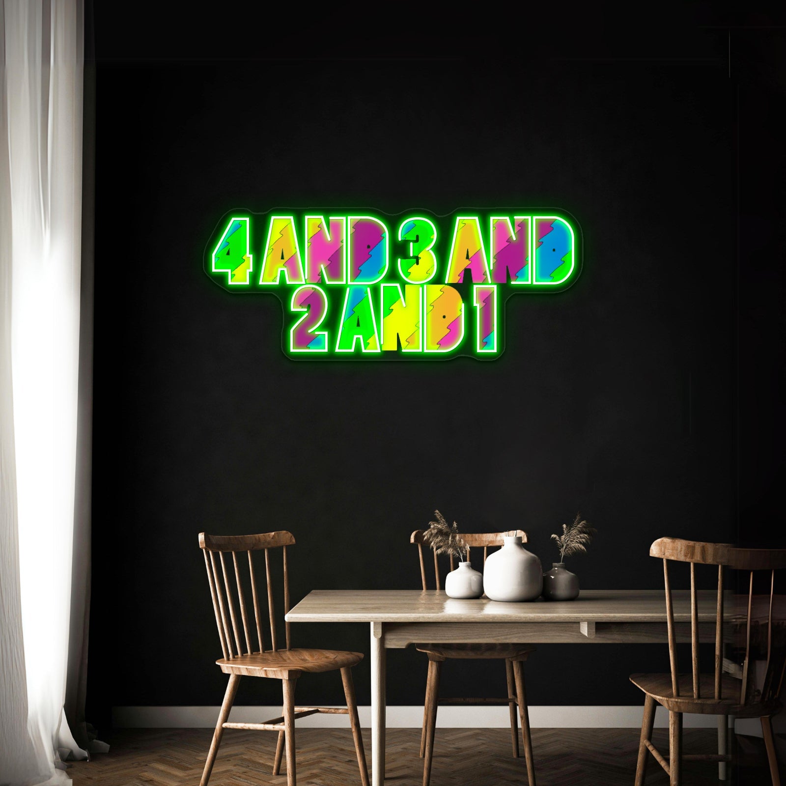 Broad City 4 3 2 1 Artwork Led Neon Sign - Shineneon