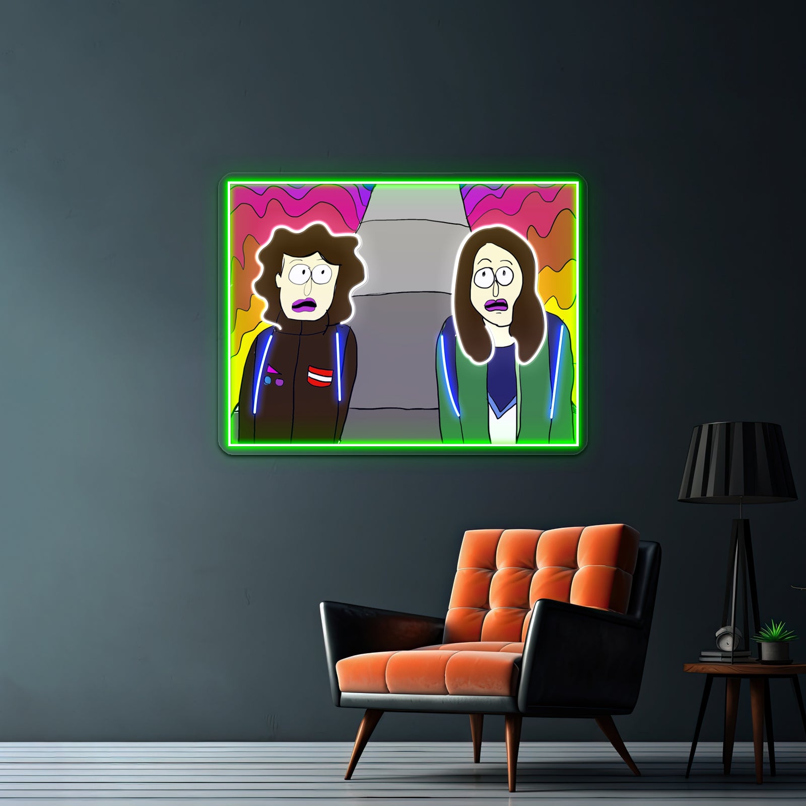 Broad City Mushrooms Artwork Led Neon Sign