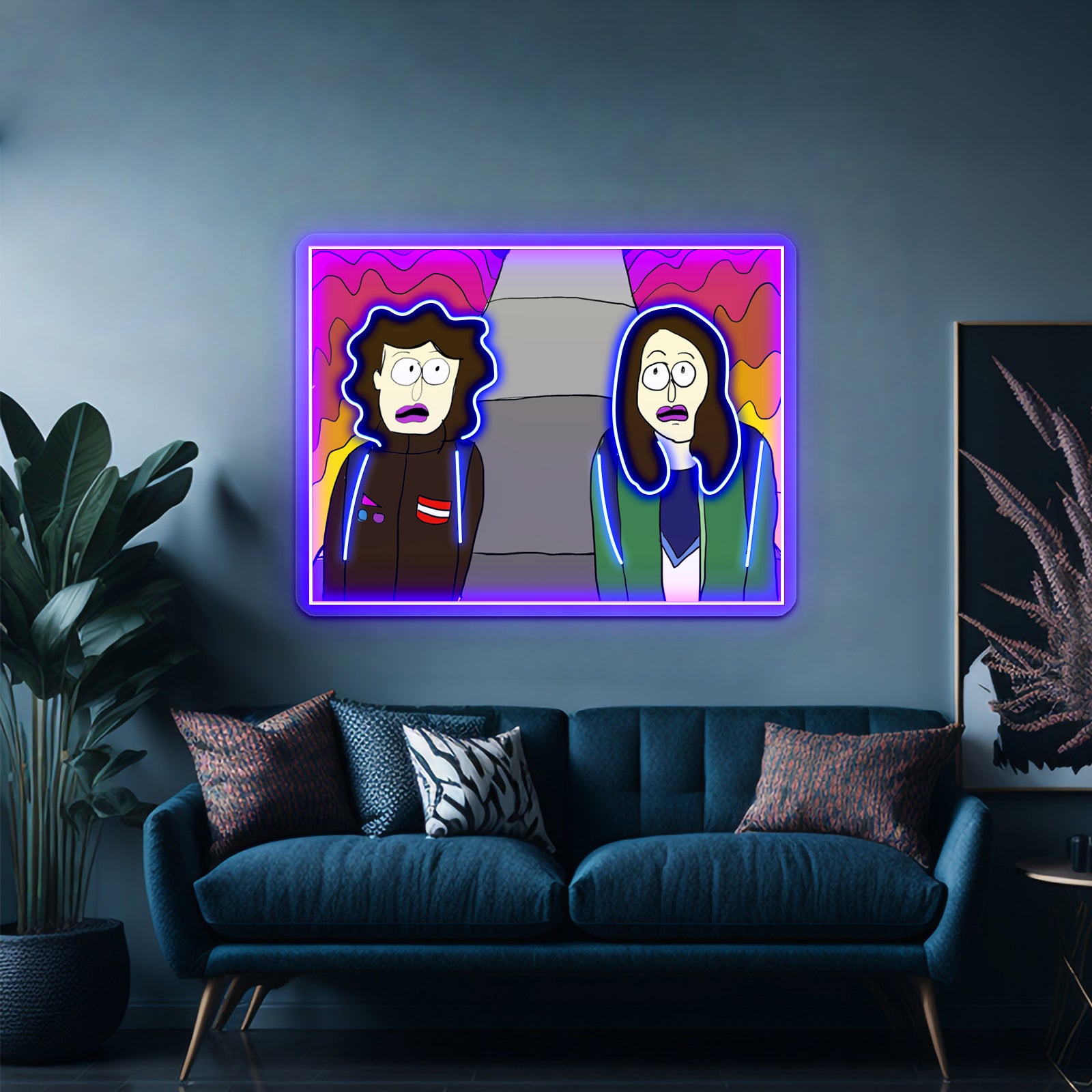 Broad City Mushrooms Artwork Led Neon Sign