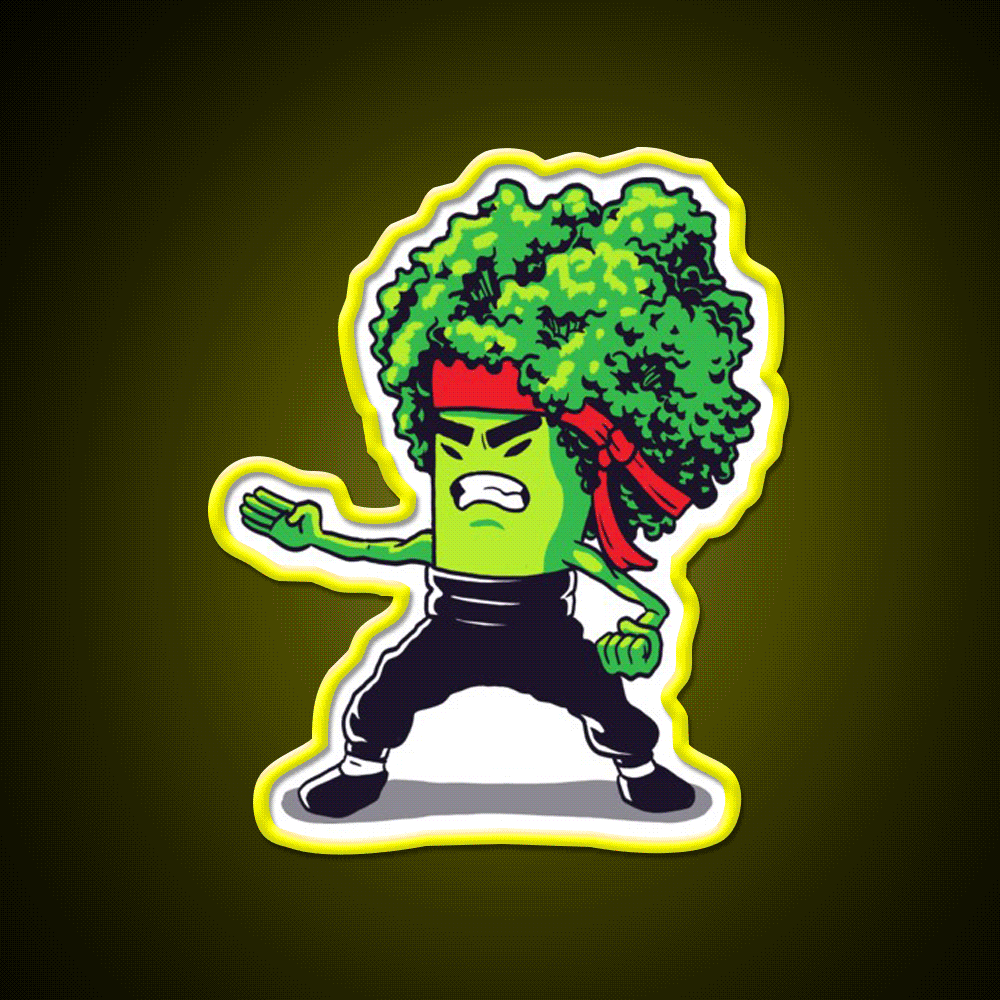 Brocco Lee Fast Food Led Neon Sign For Burger Place Rgb Color