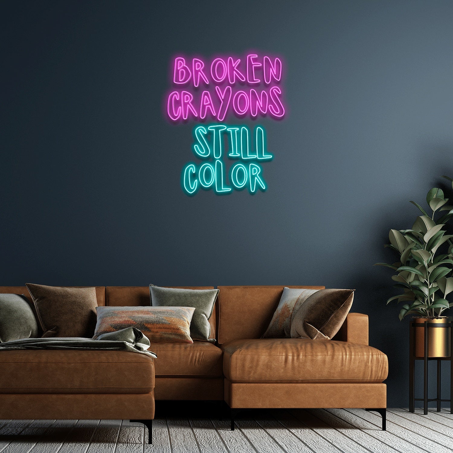 Broken Crayons Still Color Led Neon Signs Wall Art | Shineneon