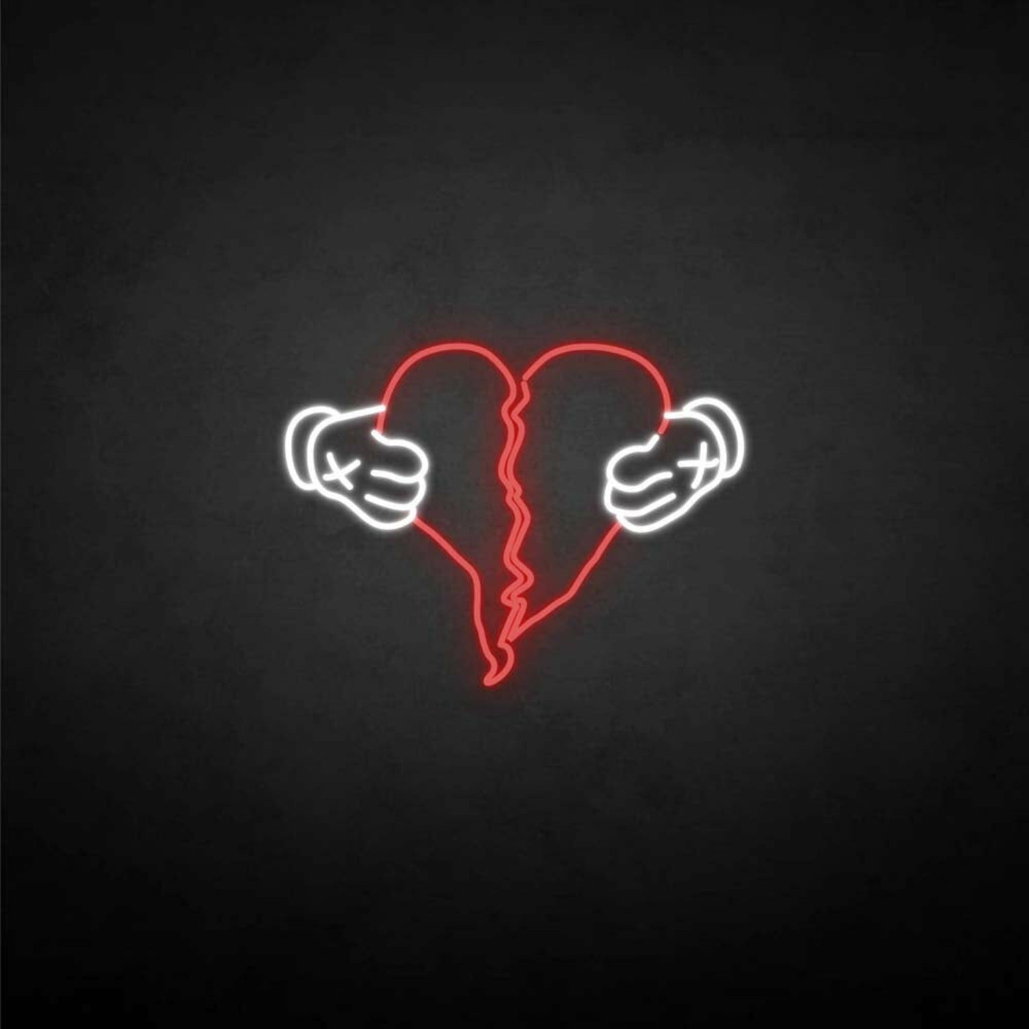 Broken Heart Neon Sign | Shineneon