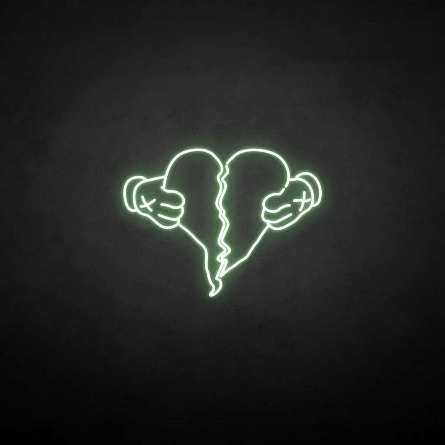 Broken Heart Neon Sign | Shineneon