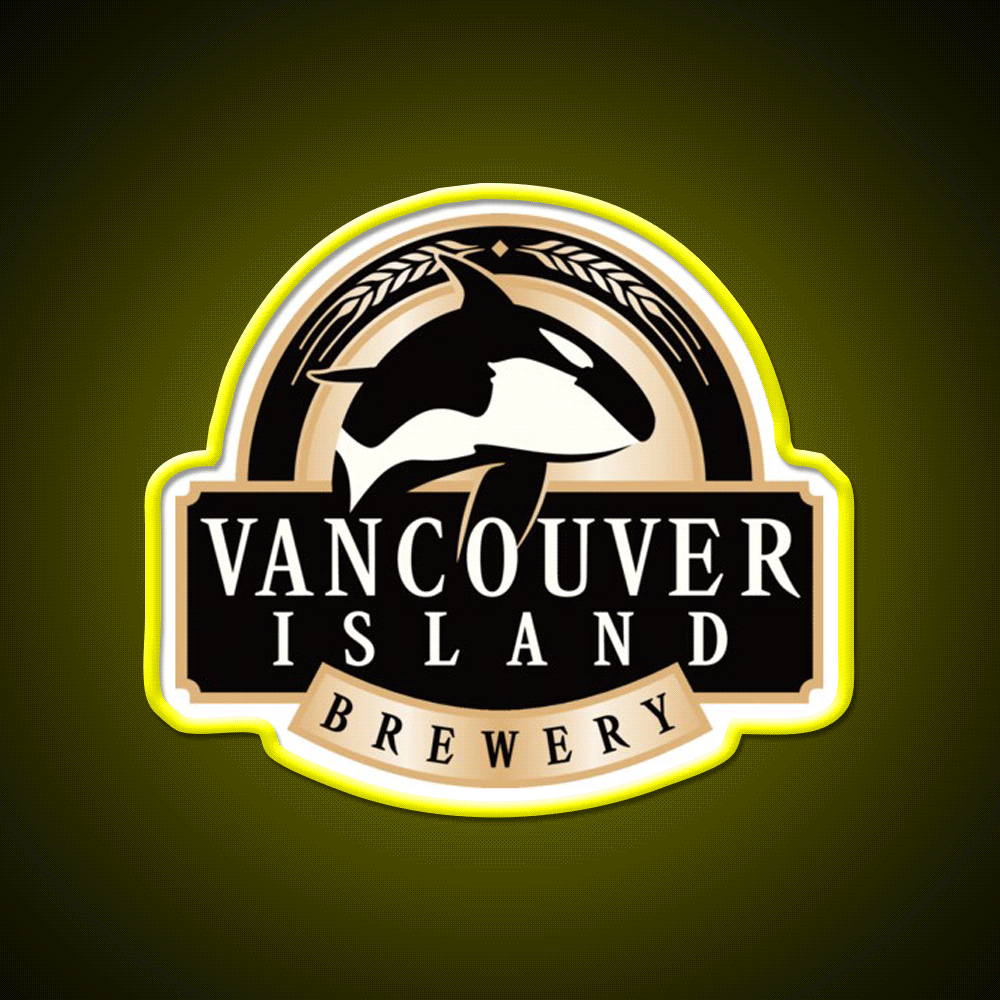 Brookeart Holiday In Vancouver Island Beer Bar Decor Led Neon Sign Rgb Color - Custom LED neon sign front view