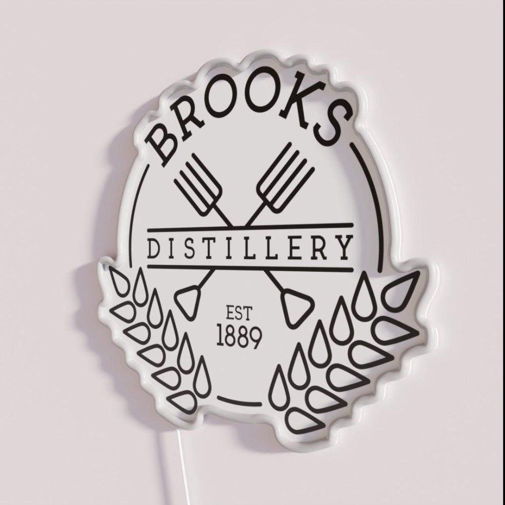 Brooks Distillery Rgb Led Neon Sign - Shineneon
