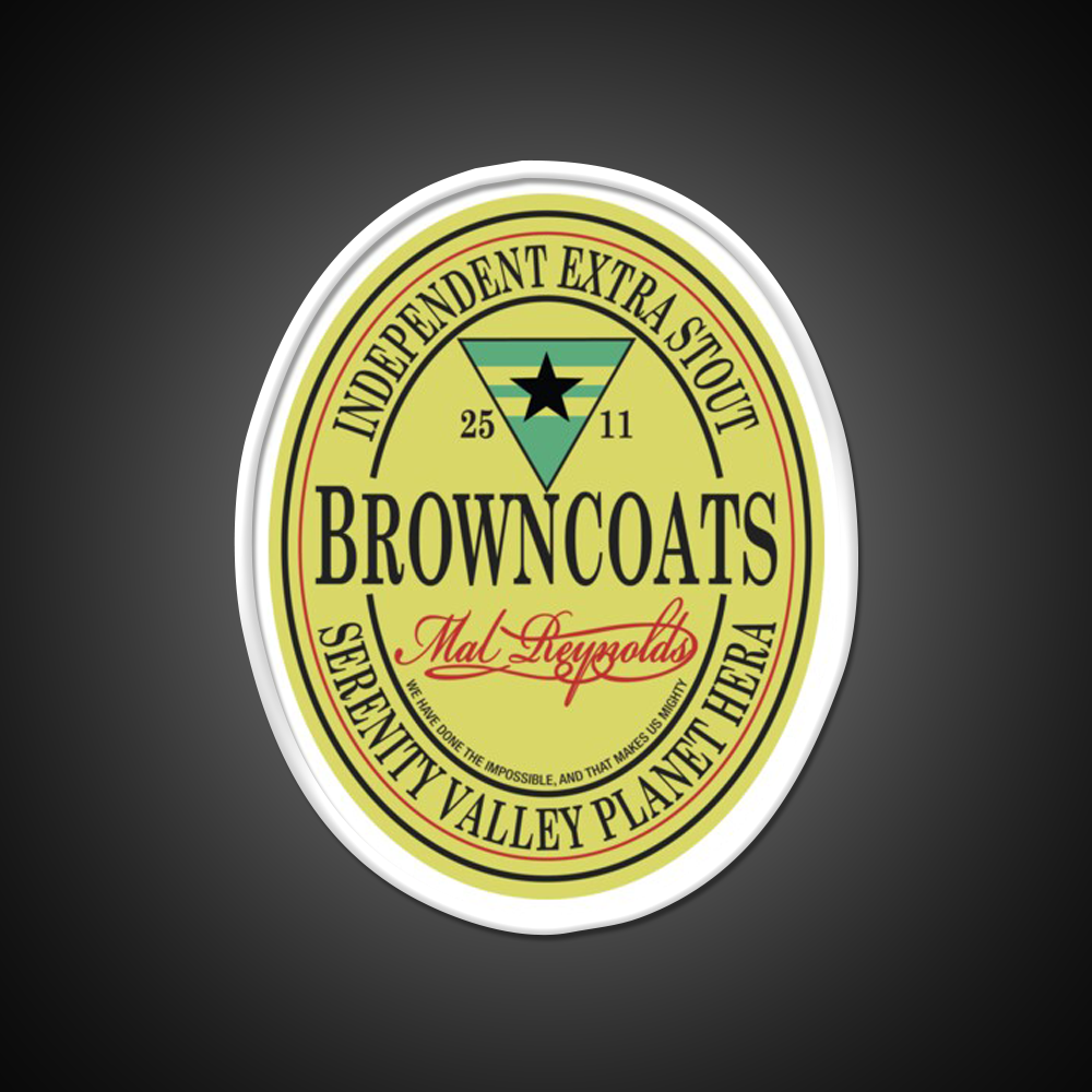 Browncoats Independent Extra Stout Beer Bar Decor Led Neon Sign Rgb Color - LED neon sign view 11