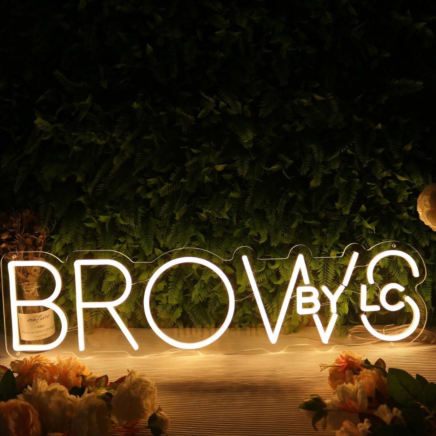 Brows By Lc Yellow Led Neon Sign - Shineneon
