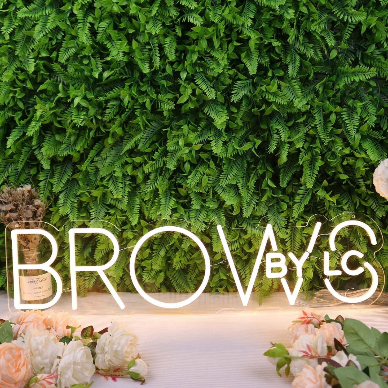 Brows By Lc Yellow Led Neon Sign - Shineneon