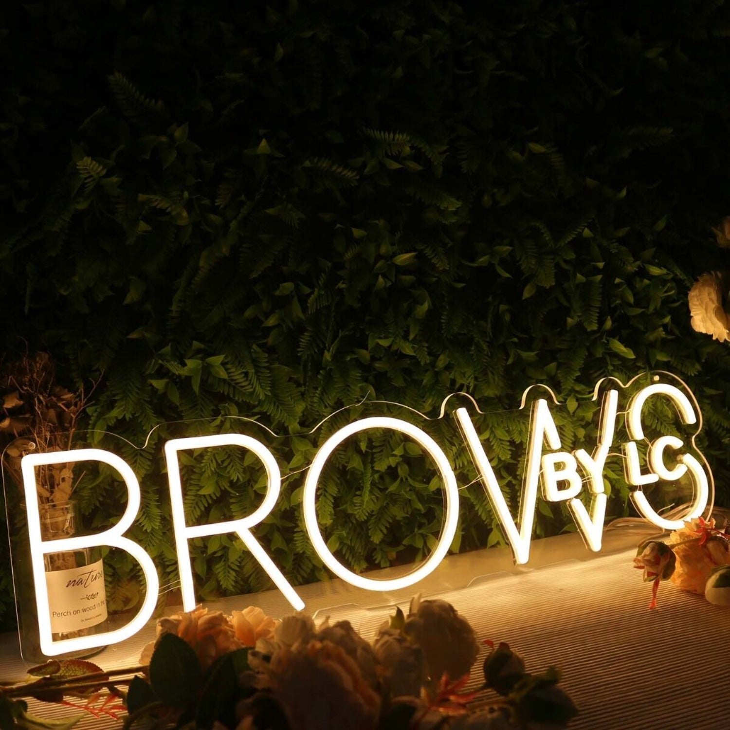 Brows By Lc Yellow Led Neon Sign - Shineneon