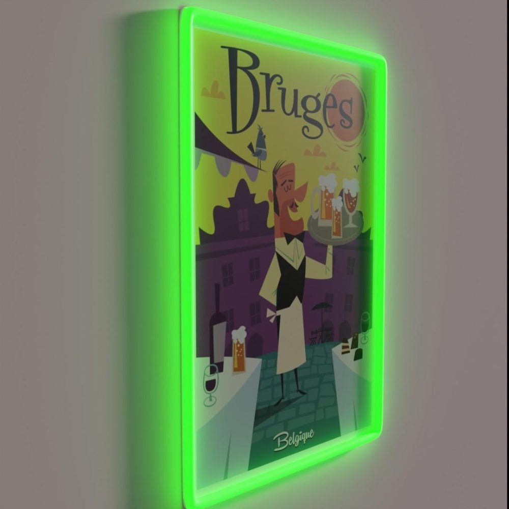 Bruges Poster Rgb Led Neon Sign - Shineneon