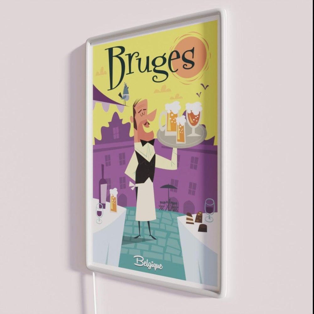 Bruges Poster Rgb Led Neon Sign - Shineneon