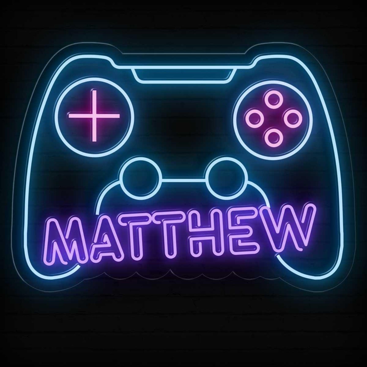 Bryans Customized Gaming Controller Led Neon Sign Game Room Decor | Shineneon