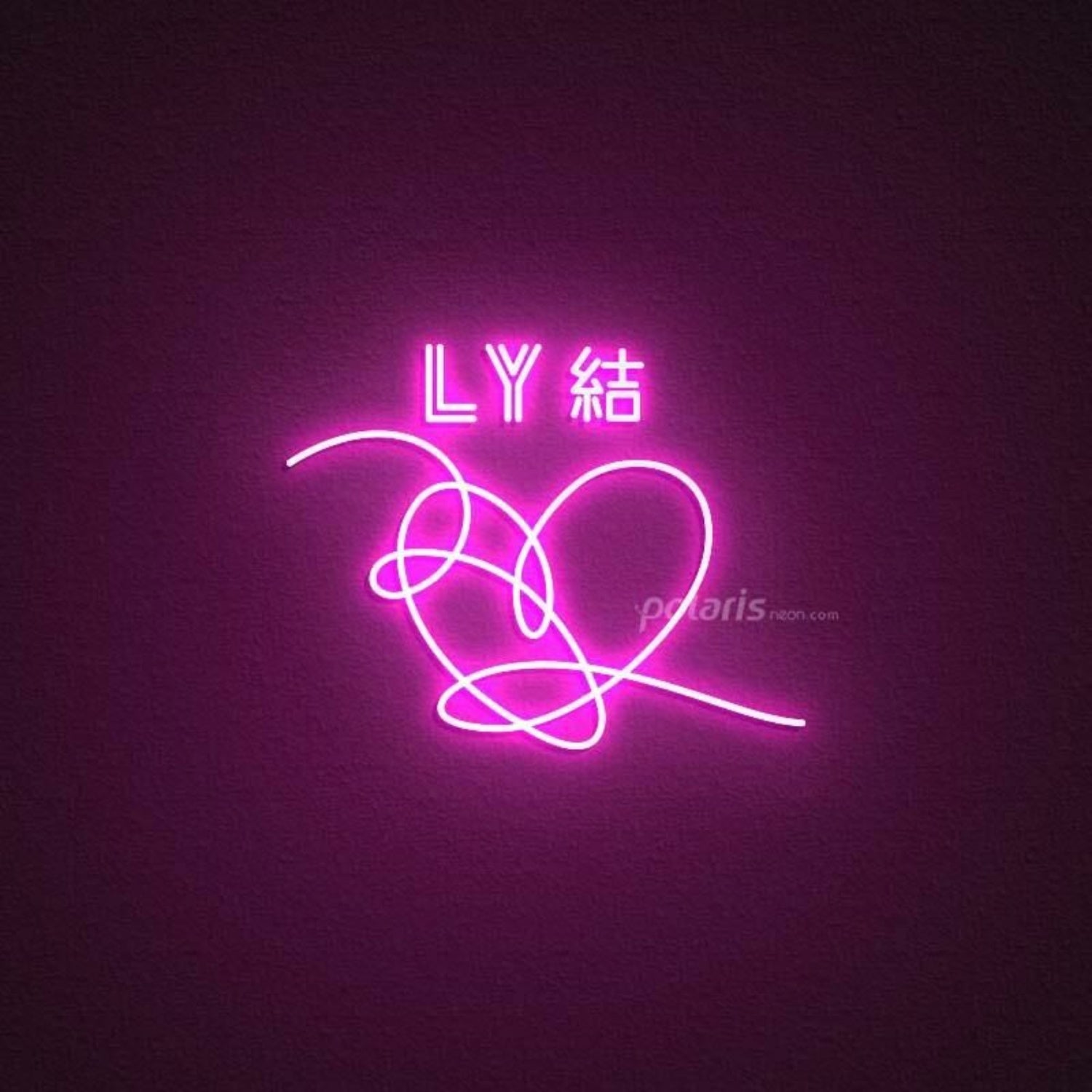 Bts Ly Love Yourself Neon Sign | Shineneon
