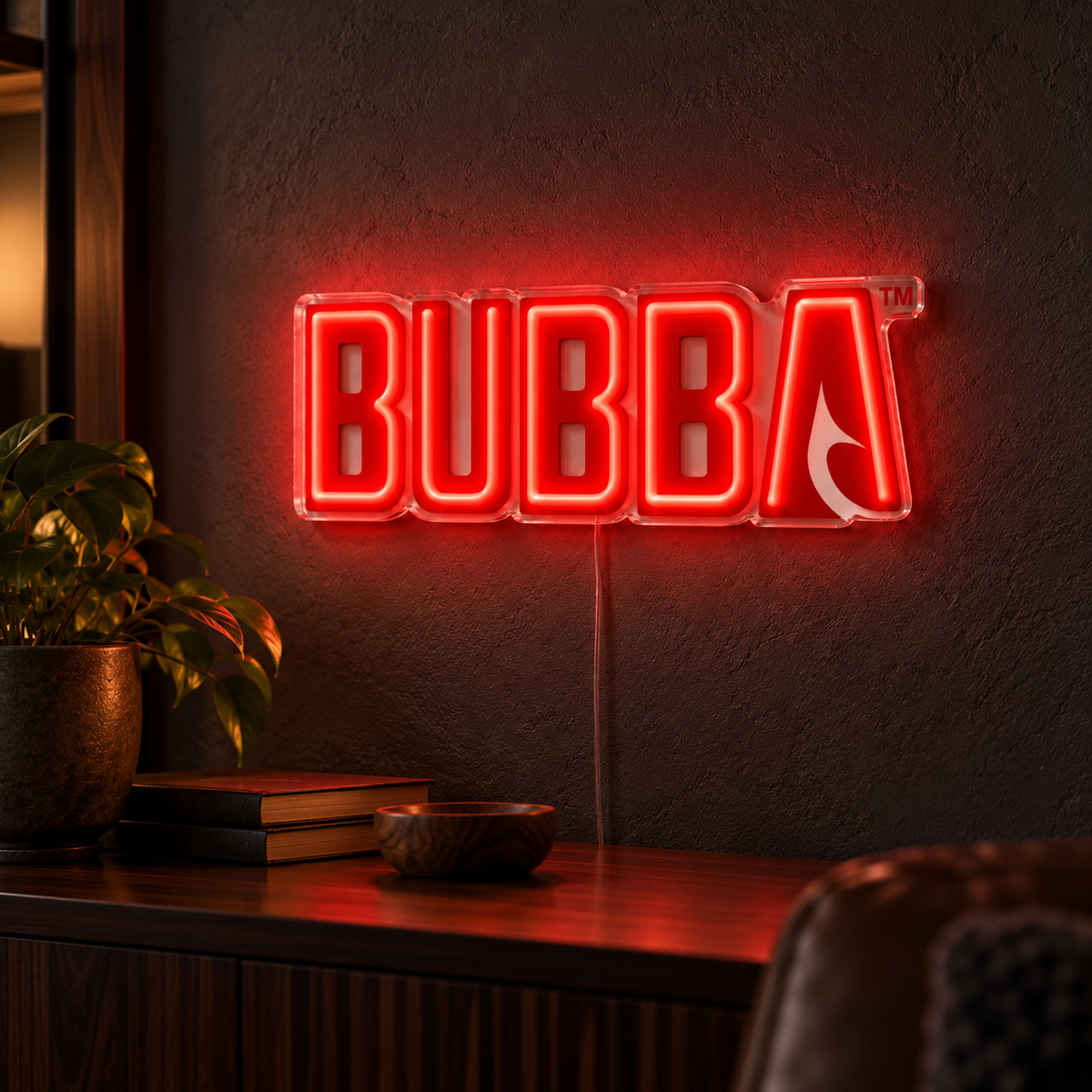 Lizzi's Custom LED Neon Sign - BUBBA 12inch
