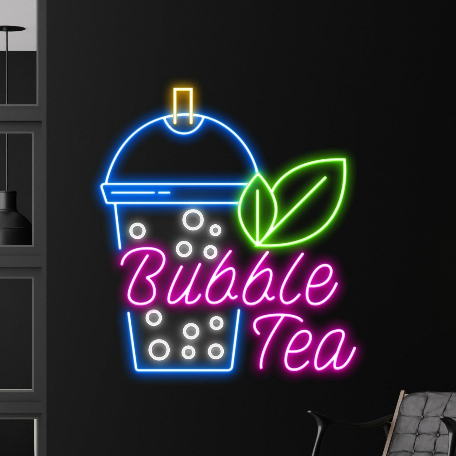 Bubble Tea Coffee Wall Decor For Bars Cafes And Home Kitchens | Shineneon