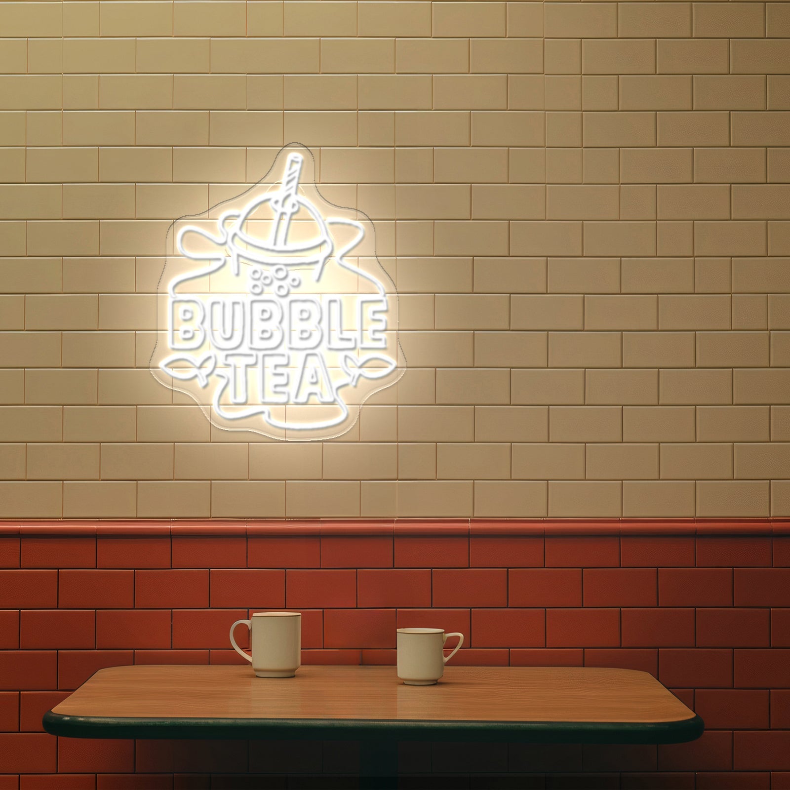 Bubble Tea Milk Tea Led Sign Lights - Shineneon