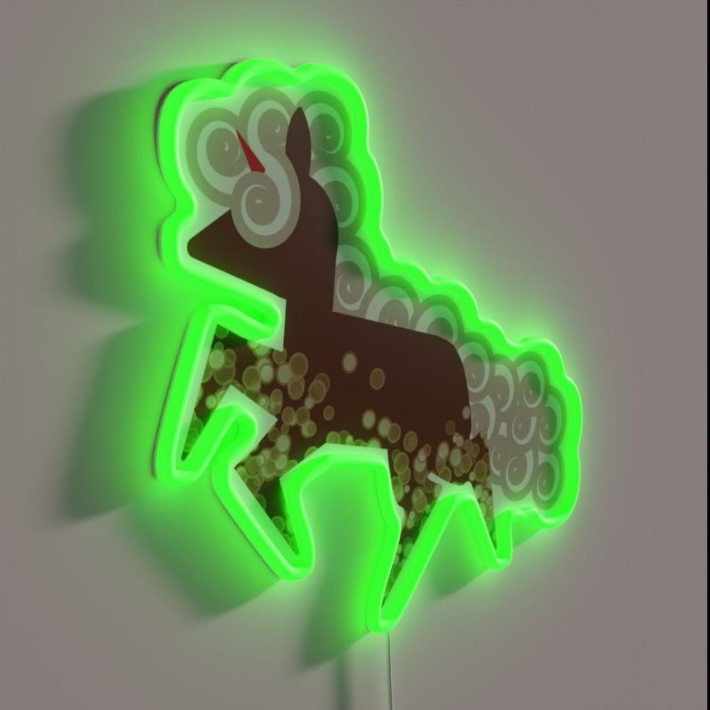 Bubbly Float Unicorn Rgb Led Neon Sign - Shineneon