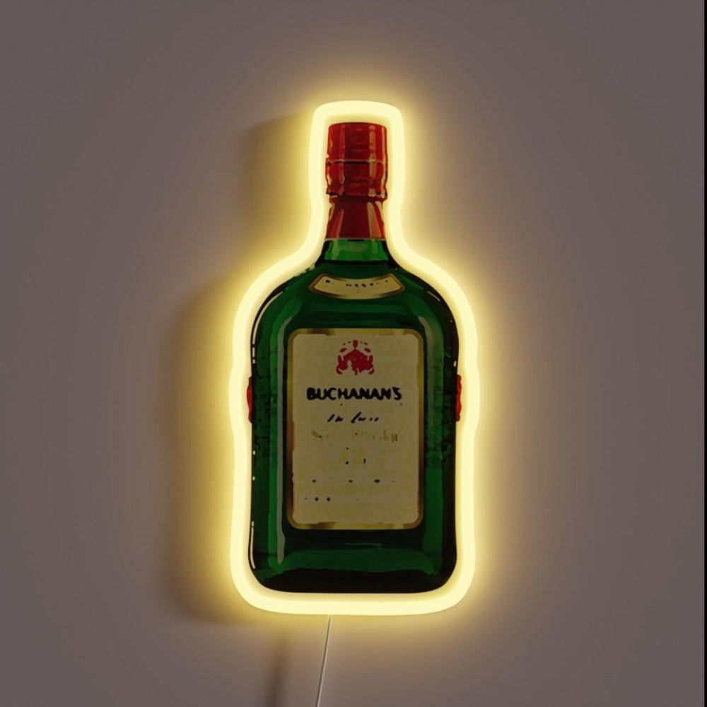 Buchanans Bottle Rgb Led Neon Sign - Shineneon