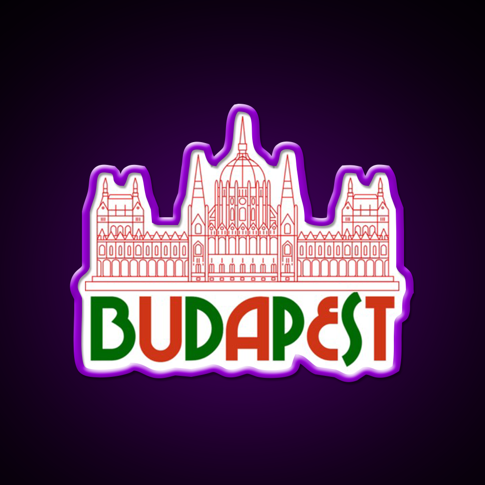 Budapest Hungary Beer Bar Decor Led Neon Sign Rgb Color - LED neon sign view 9