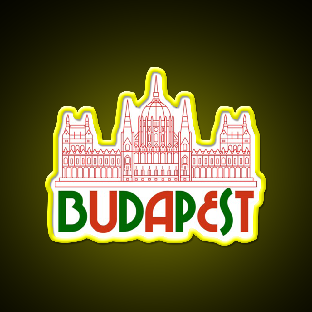 Budapest Hungary Beer Bar Decor Led Neon Sign Rgb Color - LED neon sign view 7
