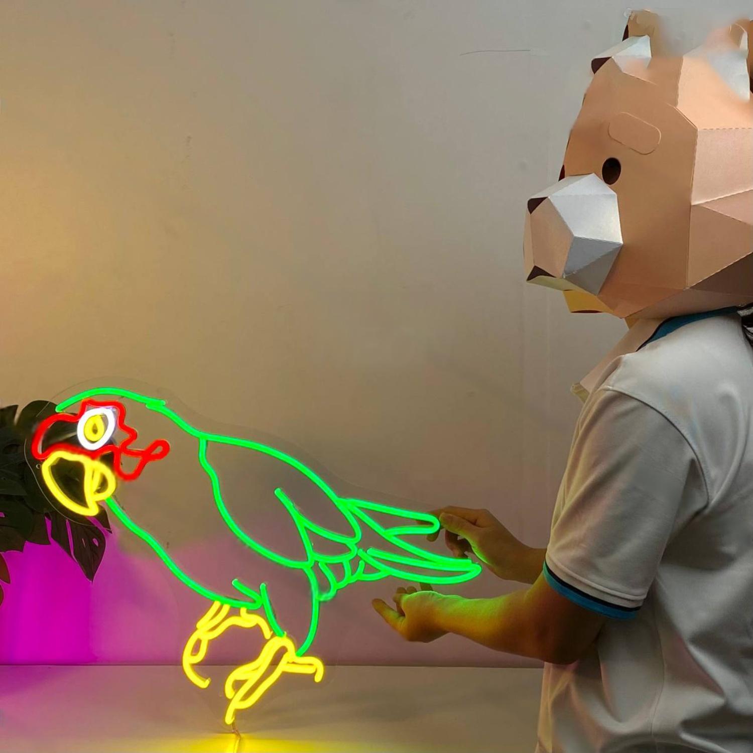 Budgie Led Neon Sign Led Neon Sign For Room | Shineneon