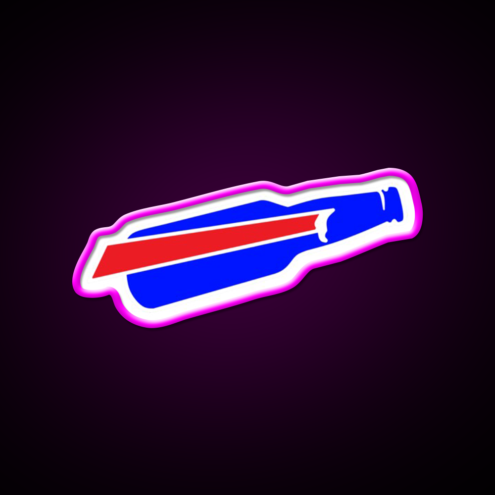 Buffalo Beer Bar Decor Led Neon Sign Rgb Color - Neon sign mounted on wall in room