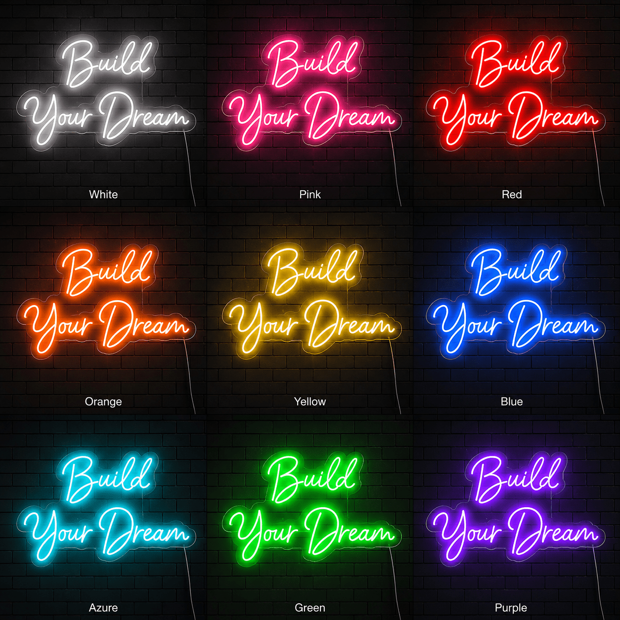 Build Your Dream LED Neon Sign - Shineneon