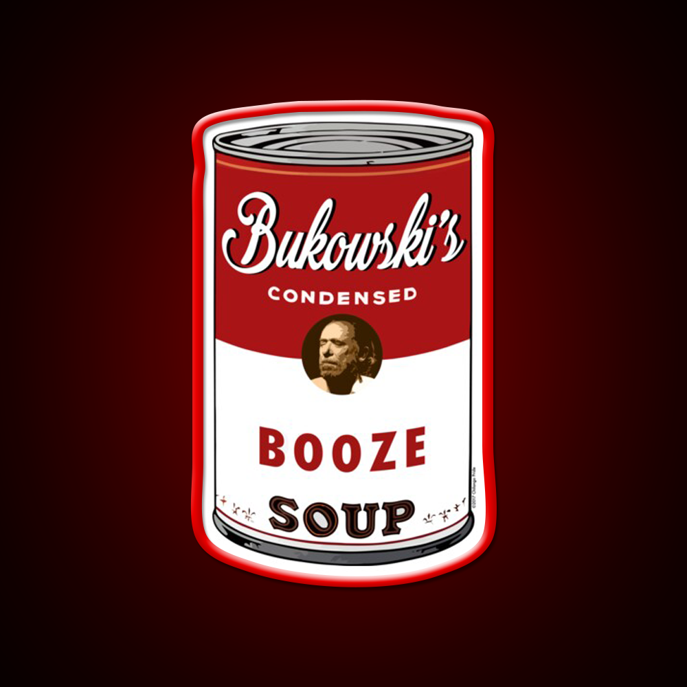 Bukowski Booze Soup Beer Bar Decor Led Neon Sign Rgb Color - LED neon sign view 10