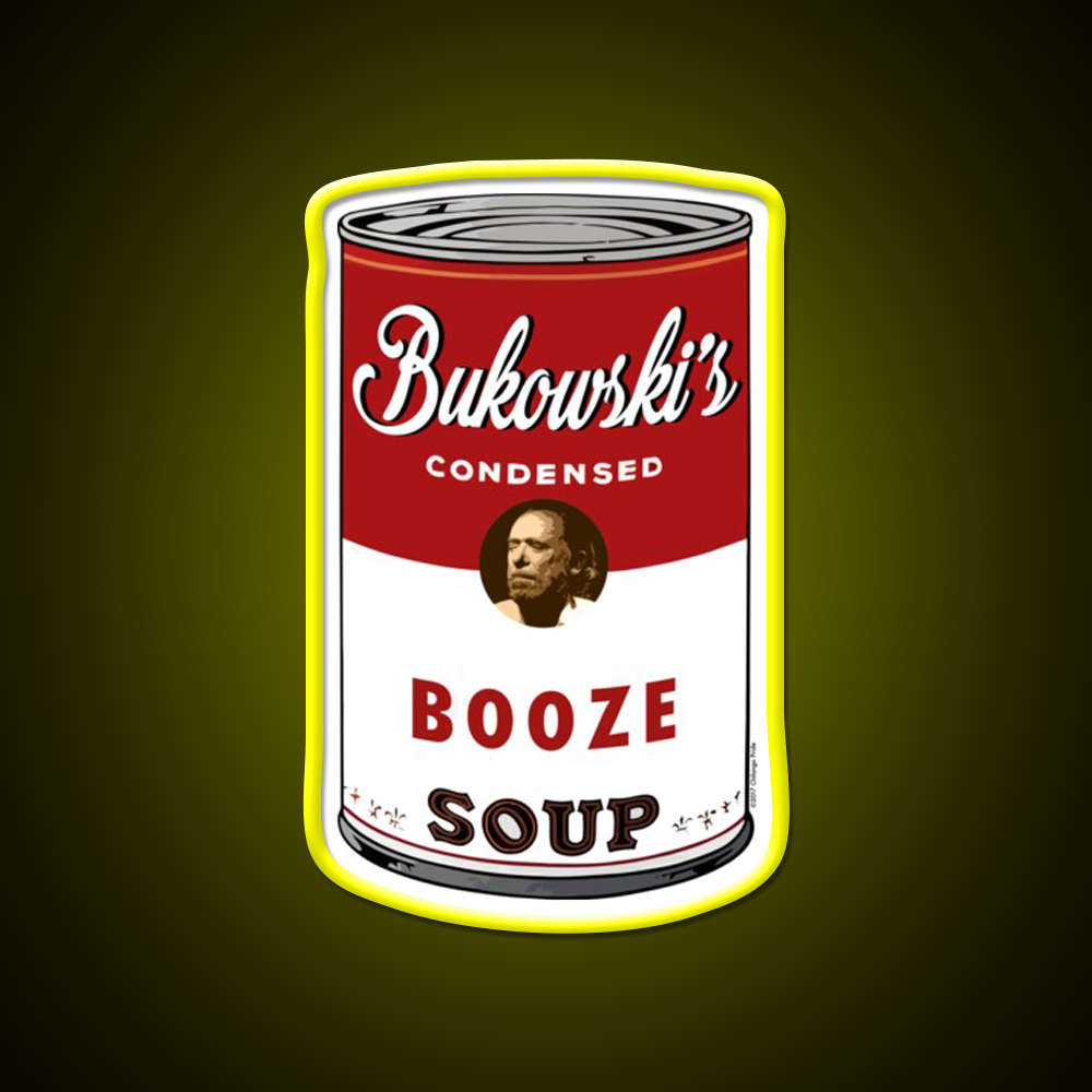 Bukowski Booze Soup Beer Bar Decor Led Neon Sign Rgb Color - LED neon sign view 7