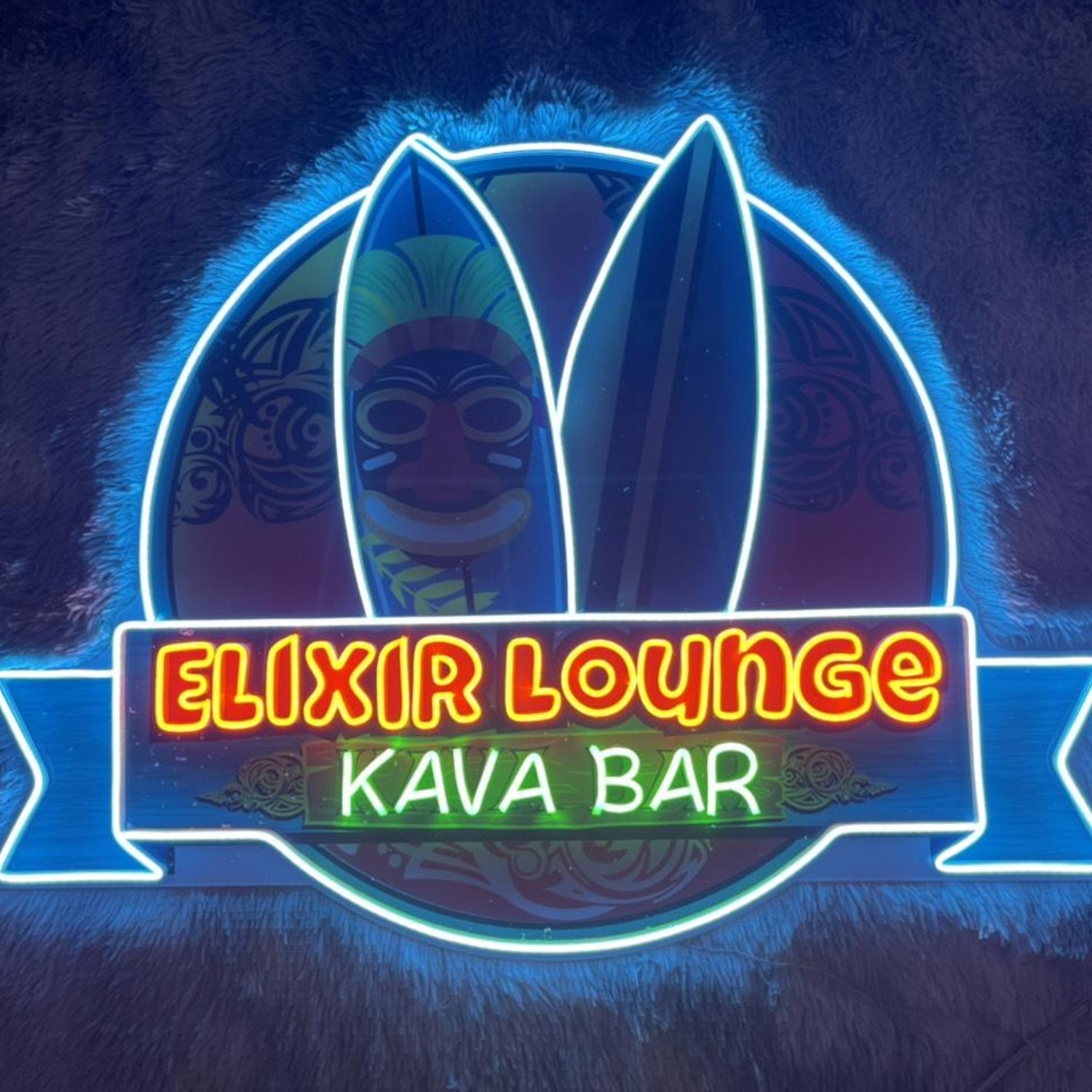 Bula Tribal Surfboard Multicolor Led Neon Sign For Bar Decor | Shineneon