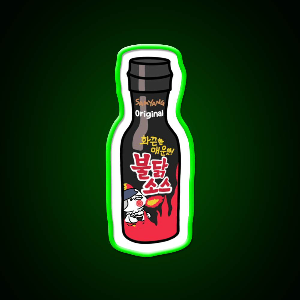 Buldak Sauce Snack Food Led Neon Sign Rgb Color - Shineneon